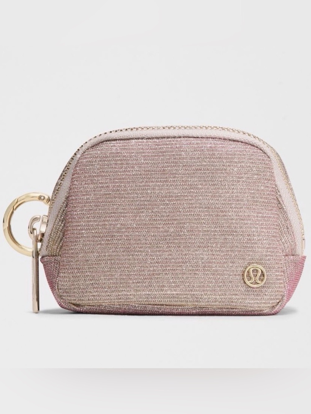 🆕 LULULEMON Everywhere Belt Bag Nano *Glitter NWT Pink Champagne/Muse/Gold